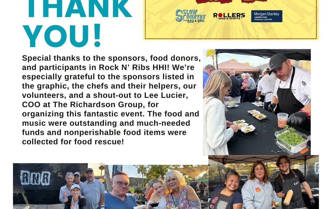 Thank You, Rock ‘N Ribs!