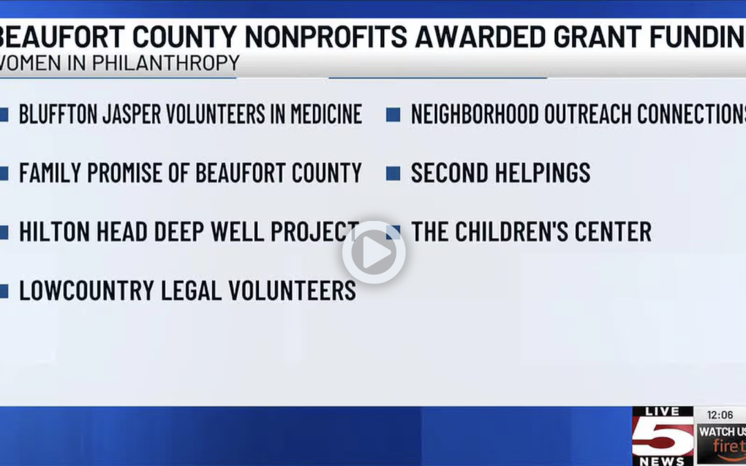 WTOC News Story | Women in Philanthropy